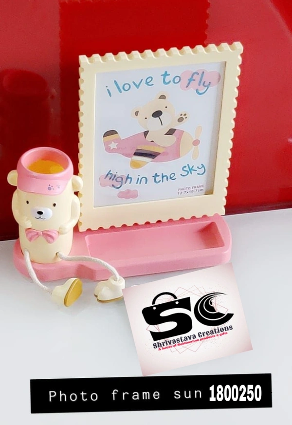 Photo Frame With Pen Stand
