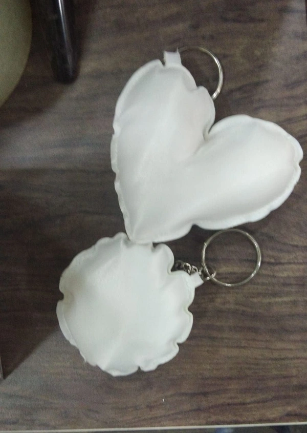 Pillow Key Chain - white