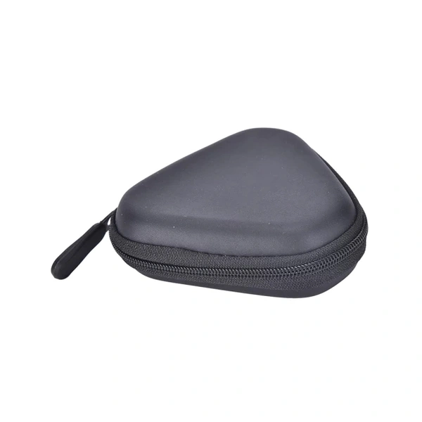 Earphone Box Triangular - black, universal