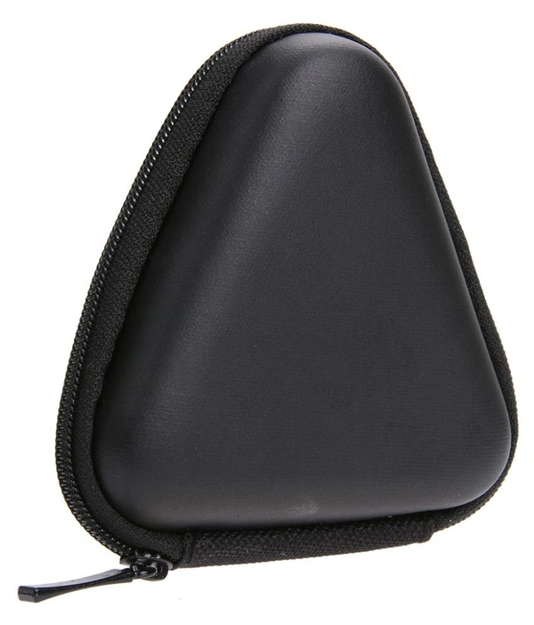 Earphone Box Triangular - black, universal