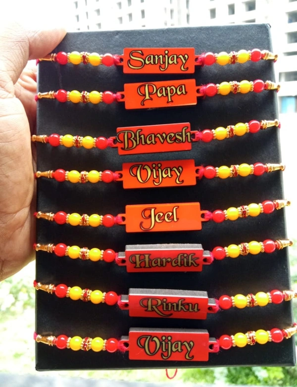 Rakhi With Name  - Free
