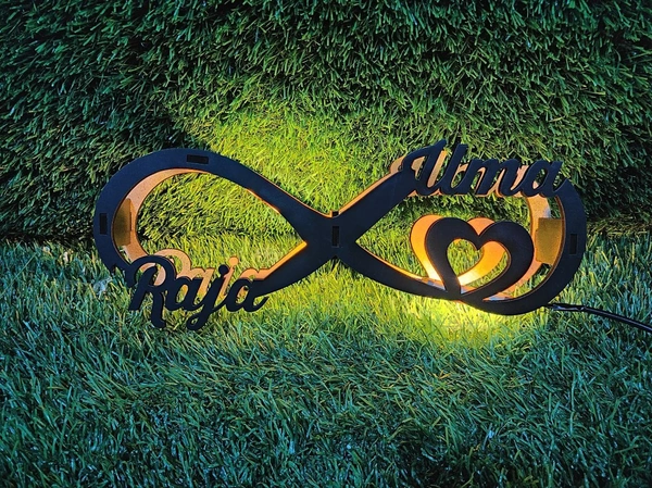 LED Infinity Couples Wall Hanging