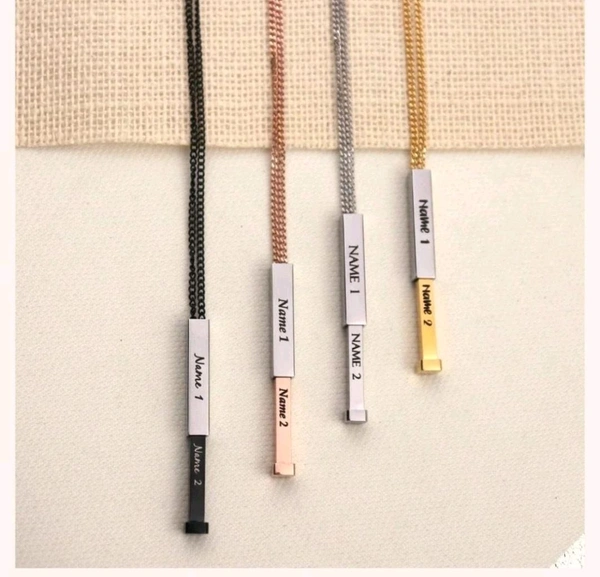 Hidden Chain Name Pendant - 1