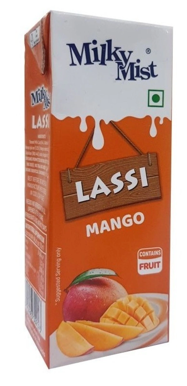 Milky Mist Lassi Mango Tetra Pack, 200ml