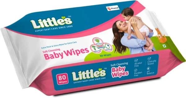 Littles Soft Baby Wipes Cleansing Nos 300