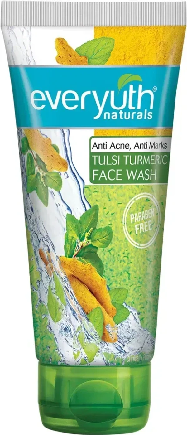 Everyuth Tulsi Turmeric Face Wash, 100g