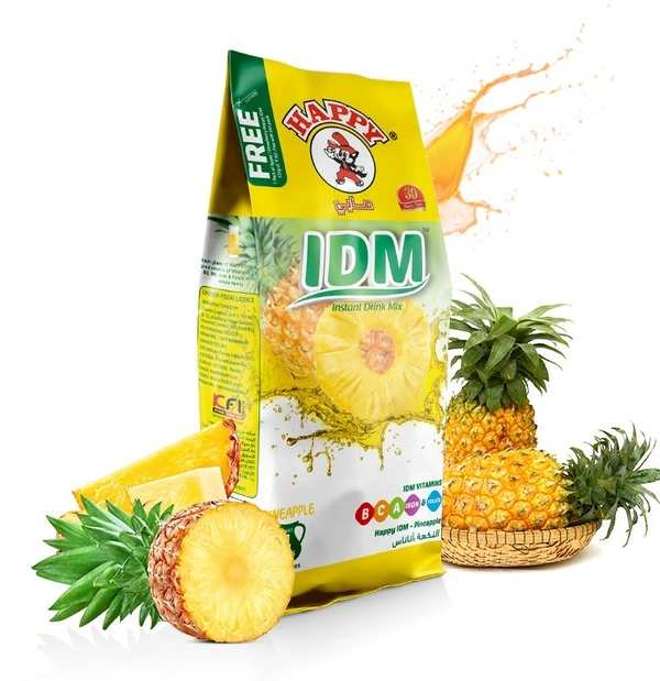 Happy Instant Drink Mix Pineapple, 500g