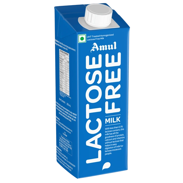 Amul Lactose Free Milk, 250ml