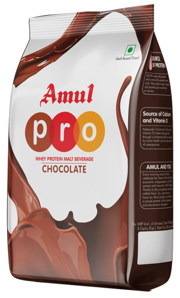 Amul Pro Chocolate 500g Powder Pouch