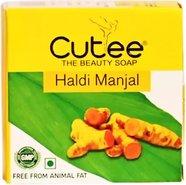 Cutee The Beauty Soap Haldi Manjal, 100g