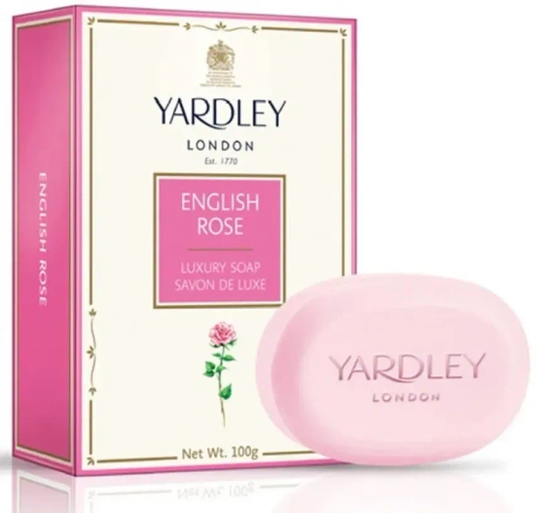 Yardley London Luxury Soap English Rose, 100g