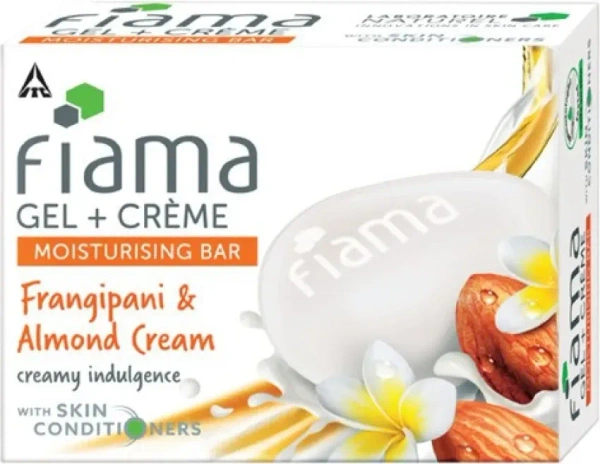 Fiama Gel + Creme Frangipani + Almond Cream Soap, 100g