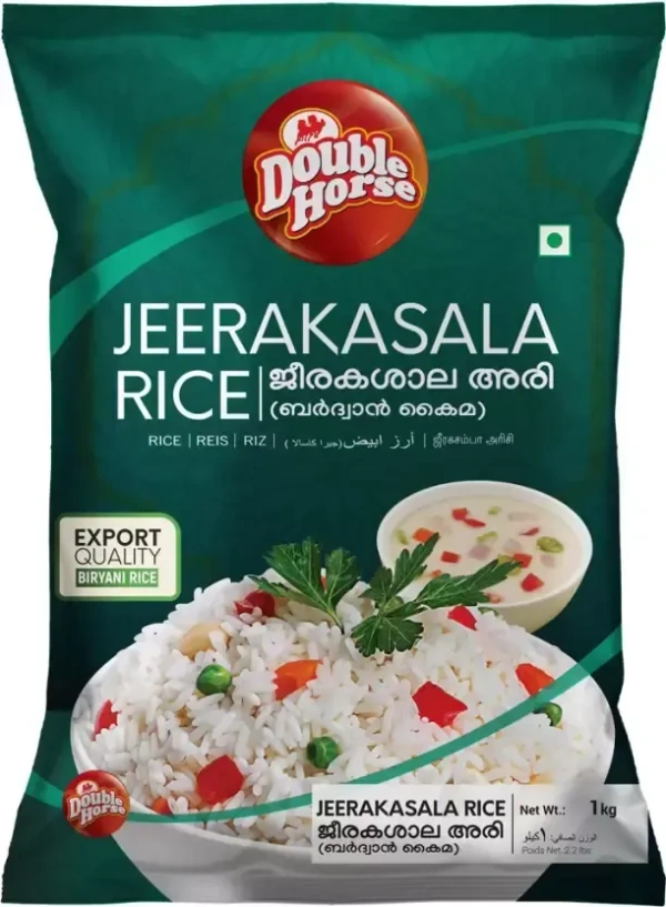 Double Horse Jeerakasala Rice Packet, 1 kg