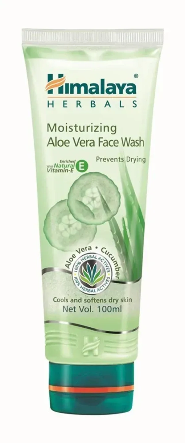 Himalaya Aloevera Facewash, 100ml