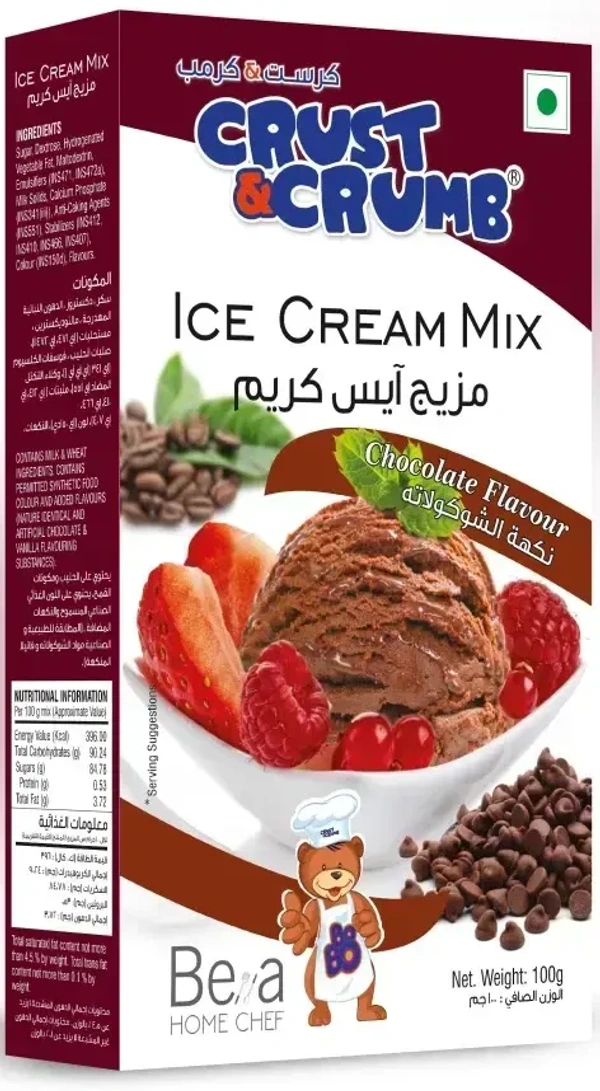 Crust & Crumb Chocolate Ice Cream Mix 100g