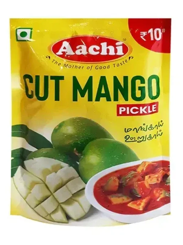 Aachi Cut Mango Pickle Pouch, 50g
