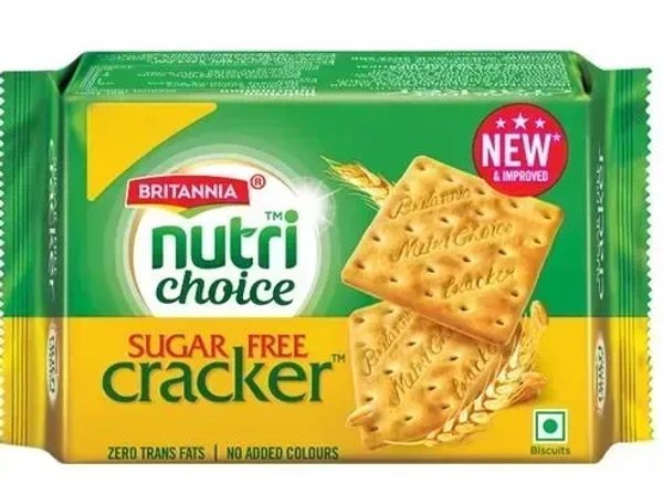 Britannia Biscuits Nutri Choice Sugar Free Cracker, 100g