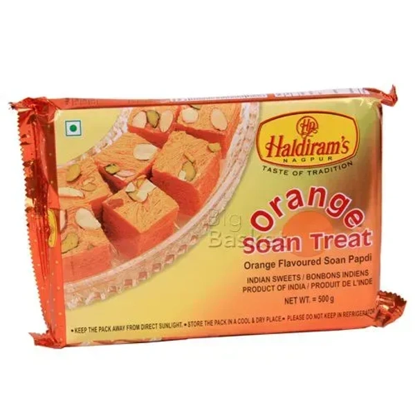 Haldiram's Soan Papdi Orange, 500g
