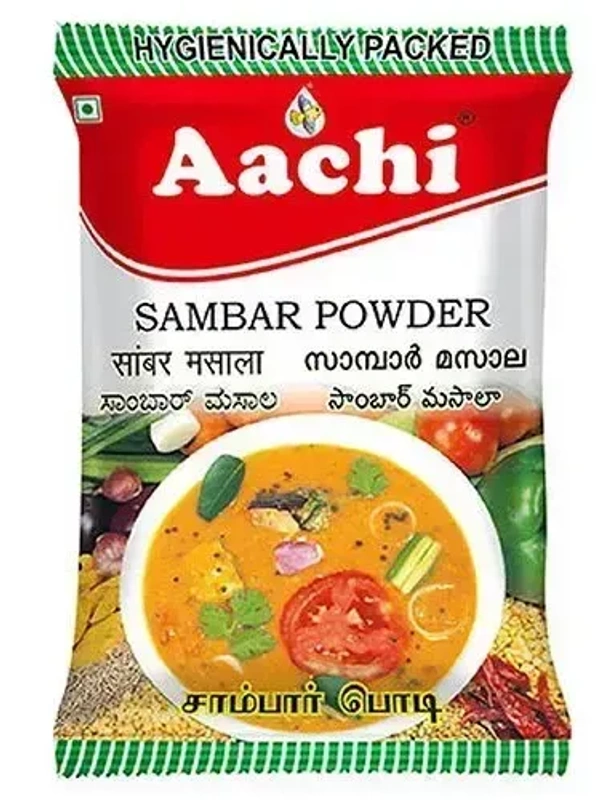 Aachi Sambar Powder Pouch, 100g