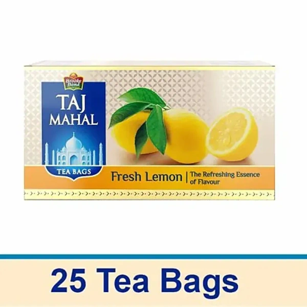 Taj Mahal Tea Bags - Fresh Lemon, 25 Bags