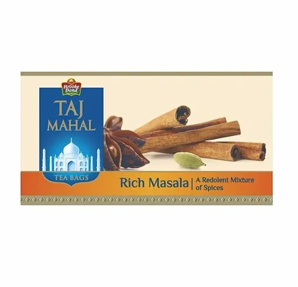 Taj Mahal Rich Masala Tea Bags, 25 Bags