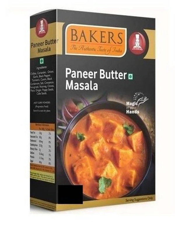 Bakers Paneer Butter Masala 100g