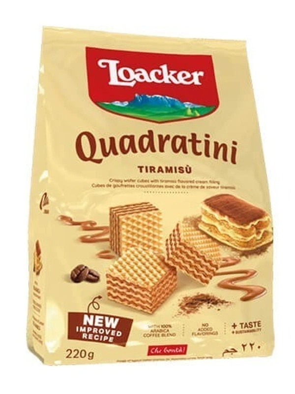 Loacker Quadratini Tiramisu, 110g