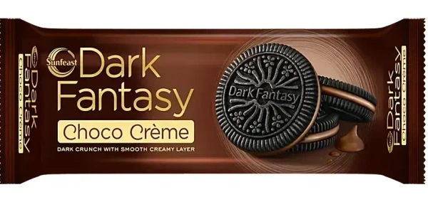 Sunfeast Dark Fantasy Biscuits Choco Cr�me Sandwich Pack, 100g