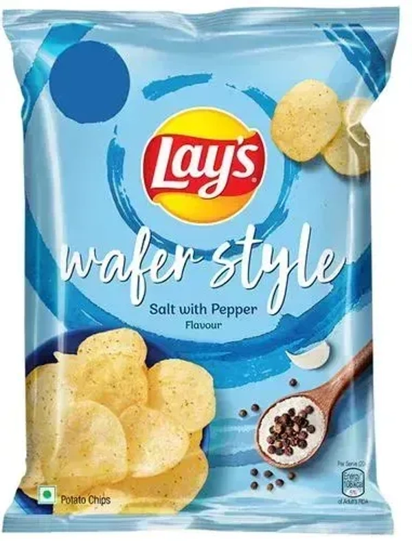 Lay's Wafer Style Salt With Pepper, 28g