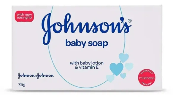 Johnson's Baby Soap With Baby Lotion Vitamin E, 75g
