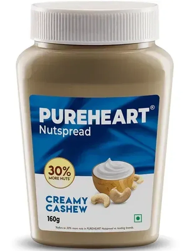 Pureheart Nut Spread Creamy Cashew, 160g