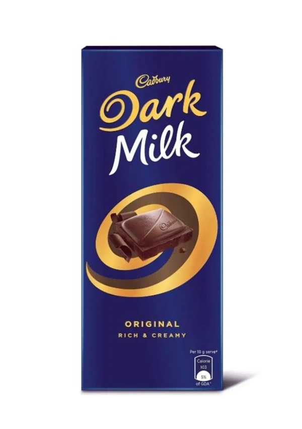 Cadbury Dark Milk Original Rich Creamy, 150g
