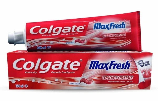 Colgate Toothpaste Spicy Fresh Max Fresh Cooling Crystals, 84g