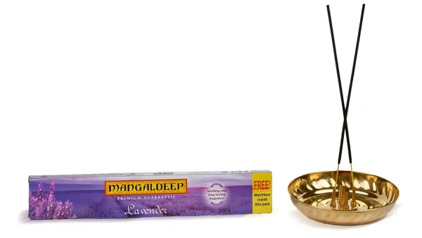 Mangaldeep Premium Agarbattis Lavender (14 Sticks), 14 sticks