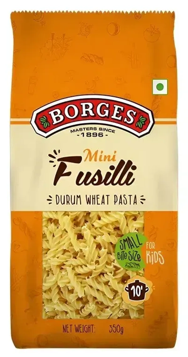 Borges Mini Penne Rigate Pasta, 350g