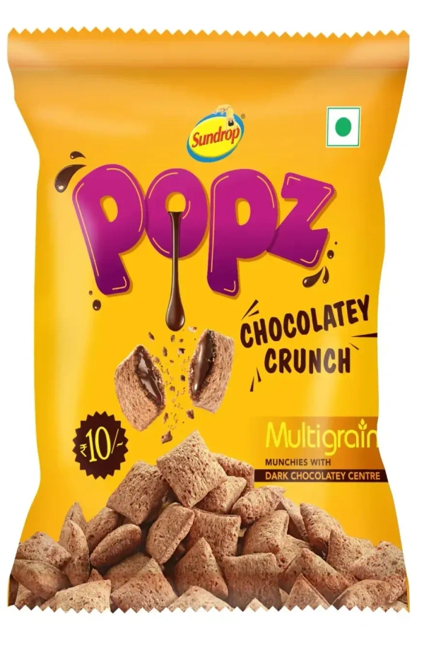 Sundrop Popz Chocolatey Crunch Pouch, 25g