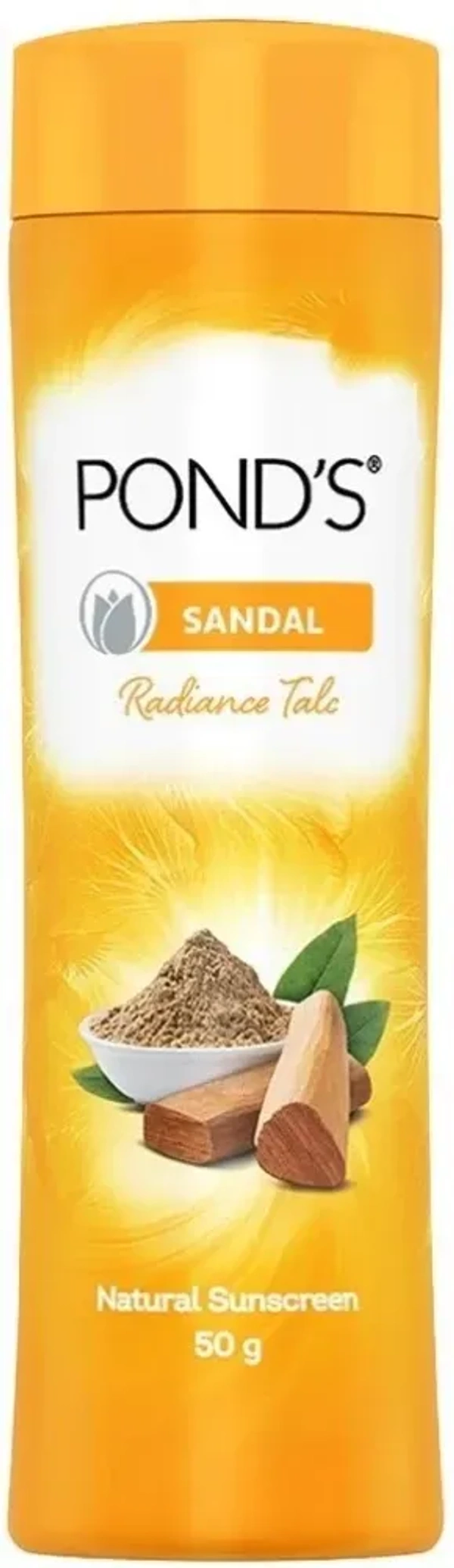 Pond's Sandal Radiance Talc, 50g