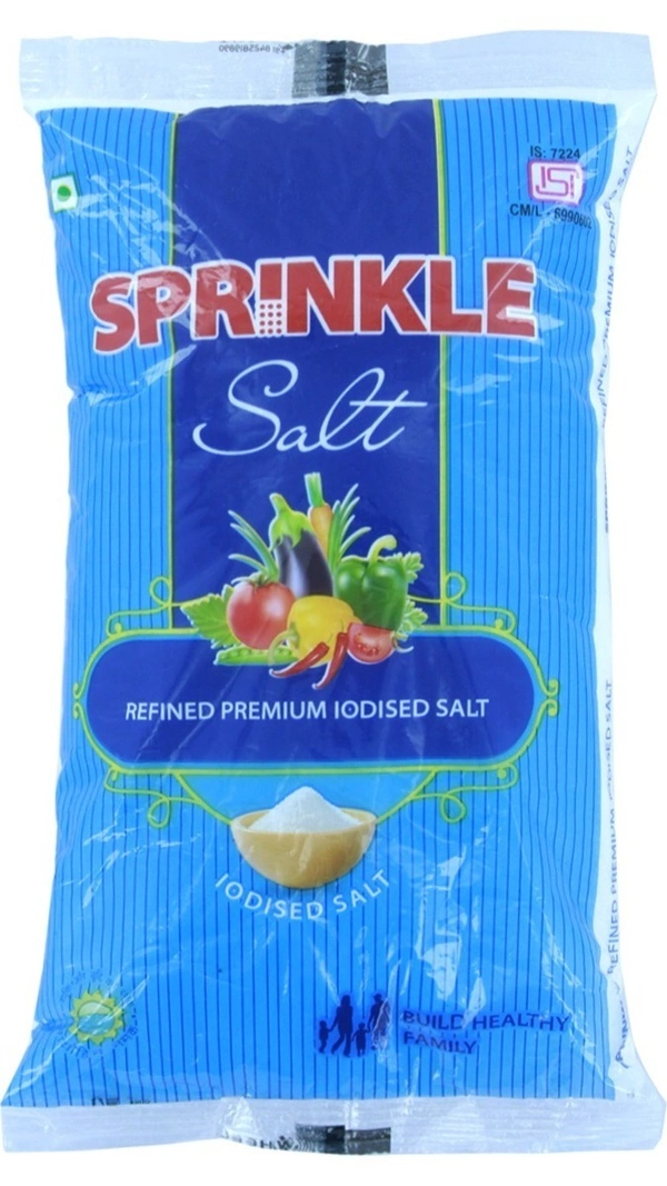 Sprinkle Salt Refined Premium Iodised Salt, 1 kg