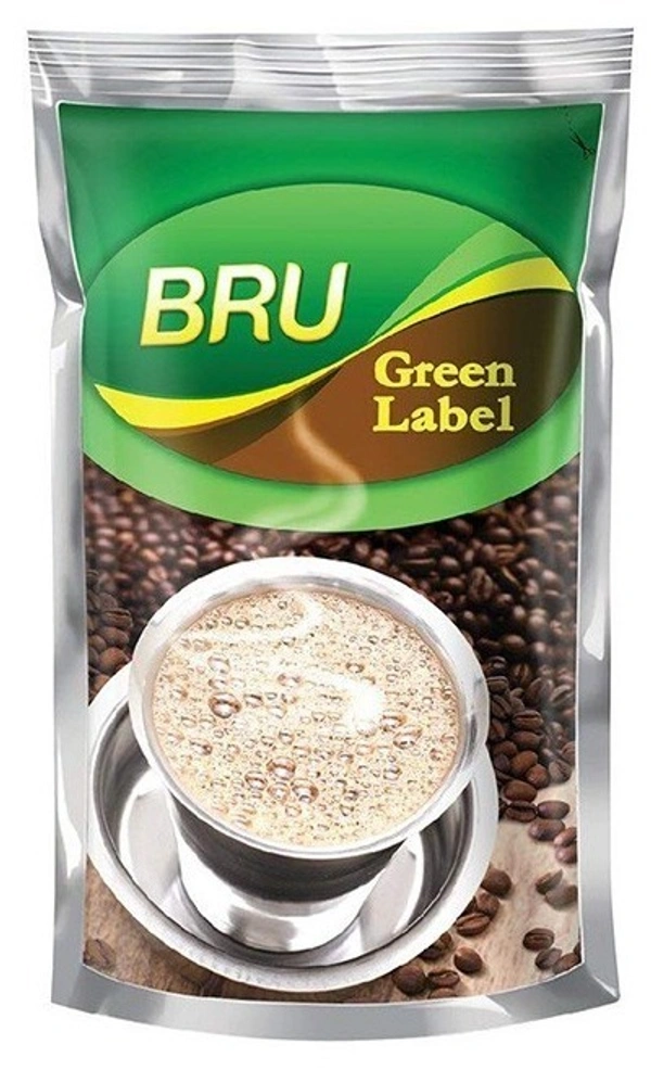 Bru Green Label Coffee Powder, 100g Pouch