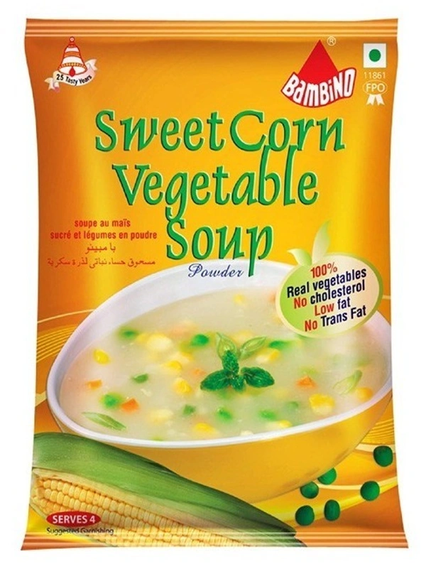 Bambino Sweet Corn Soup Powder Veg 200g