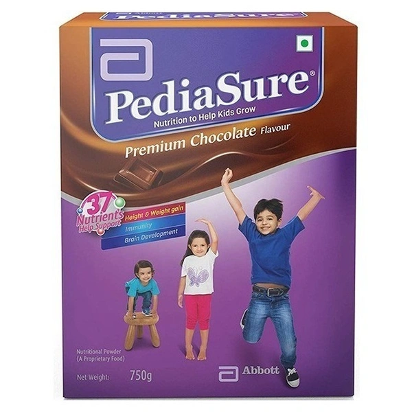 PediaSure Premium Chocolate Flavour (Nutrition Drink Powder 750g, Carton