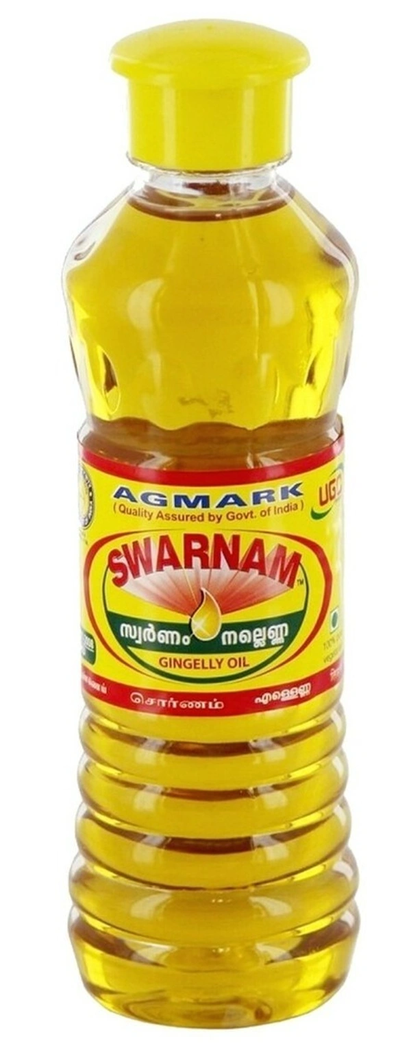 Swarnam Agmark Gingelly Oil bottle, 200ml