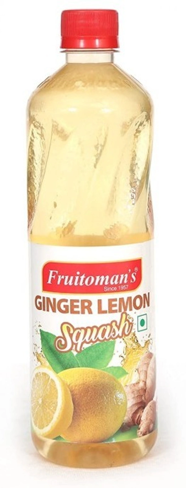 Fruitoman's Ginger Lemon Squash, 700ml