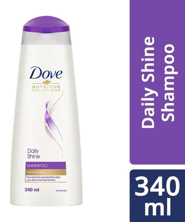 Dove Daily Shine Shampoo For Dull Hair 340ml