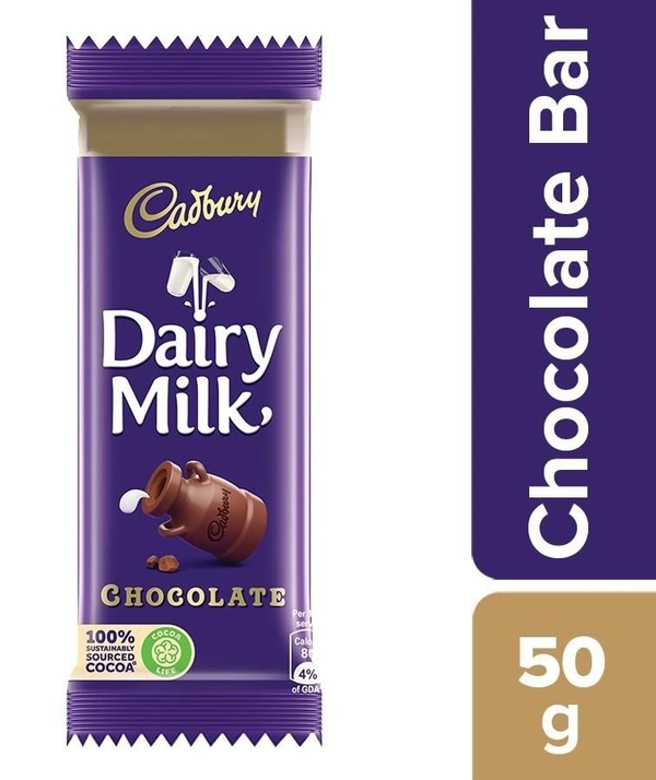 Cadbury Diary Milk Chocolate, 50g