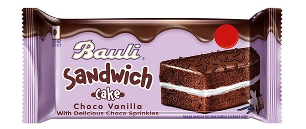 Bauli Sandwich Cake Choco Vanilla, 25g