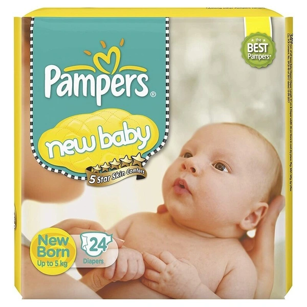 Pampers New Baby New Born, 24 diapers