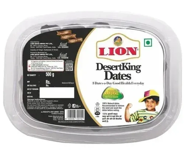 Lion Desert King Dates Container, 500g