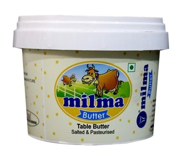 Milma Pasteurised Unsalted Butter - 200g Carton