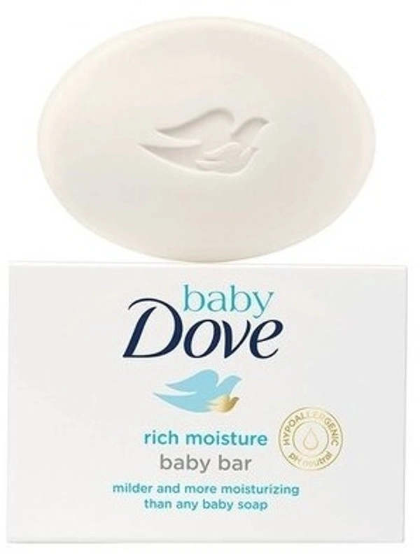 Dove Baby Bathing Bar Rich Moisture, 75g